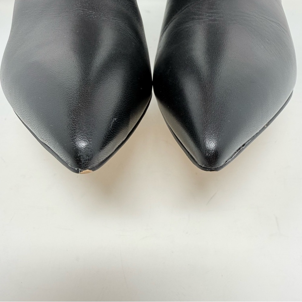 New Stuart Weitzman Renegade Ankle Bootie Black Leather Sz 8.5 - Picture 9 of 13